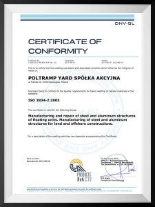 Poltramp Yard HSE & Quality 